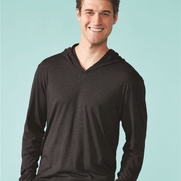 Triblend Hooded Long Sleeve Pullover Thumbnail